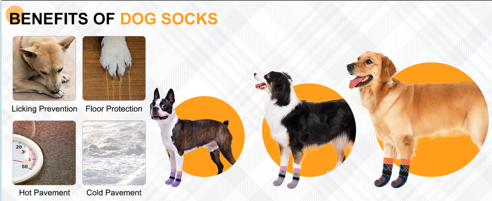 Non-Slip Double-Sided Pet Socks Indoor Protective Dog Socks